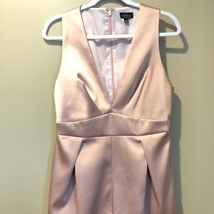 Topshop Satin Pink Romper